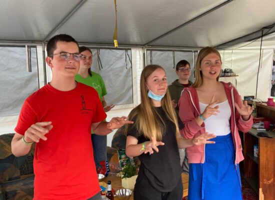 8/21 die Teamer sind voll dabei